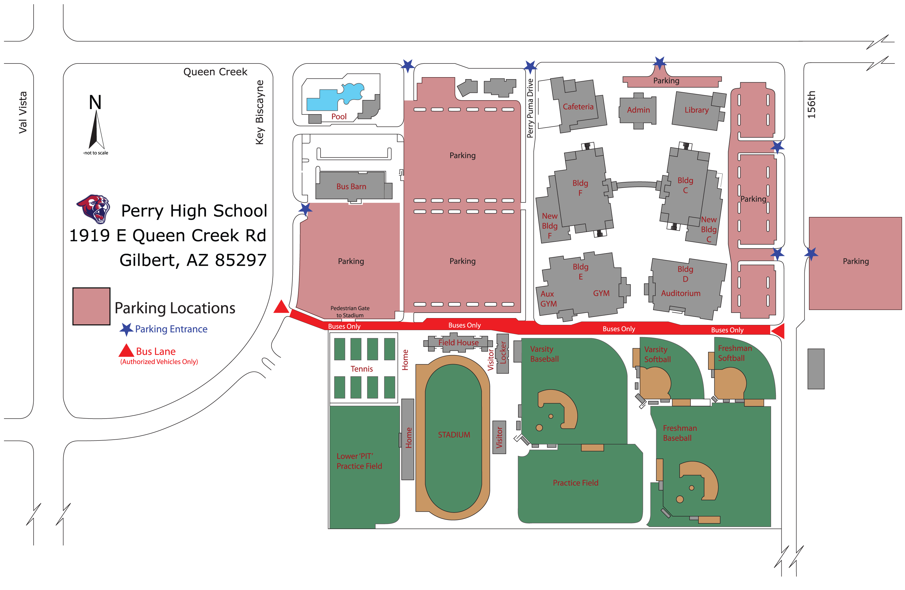 Perry HS Campus Map 